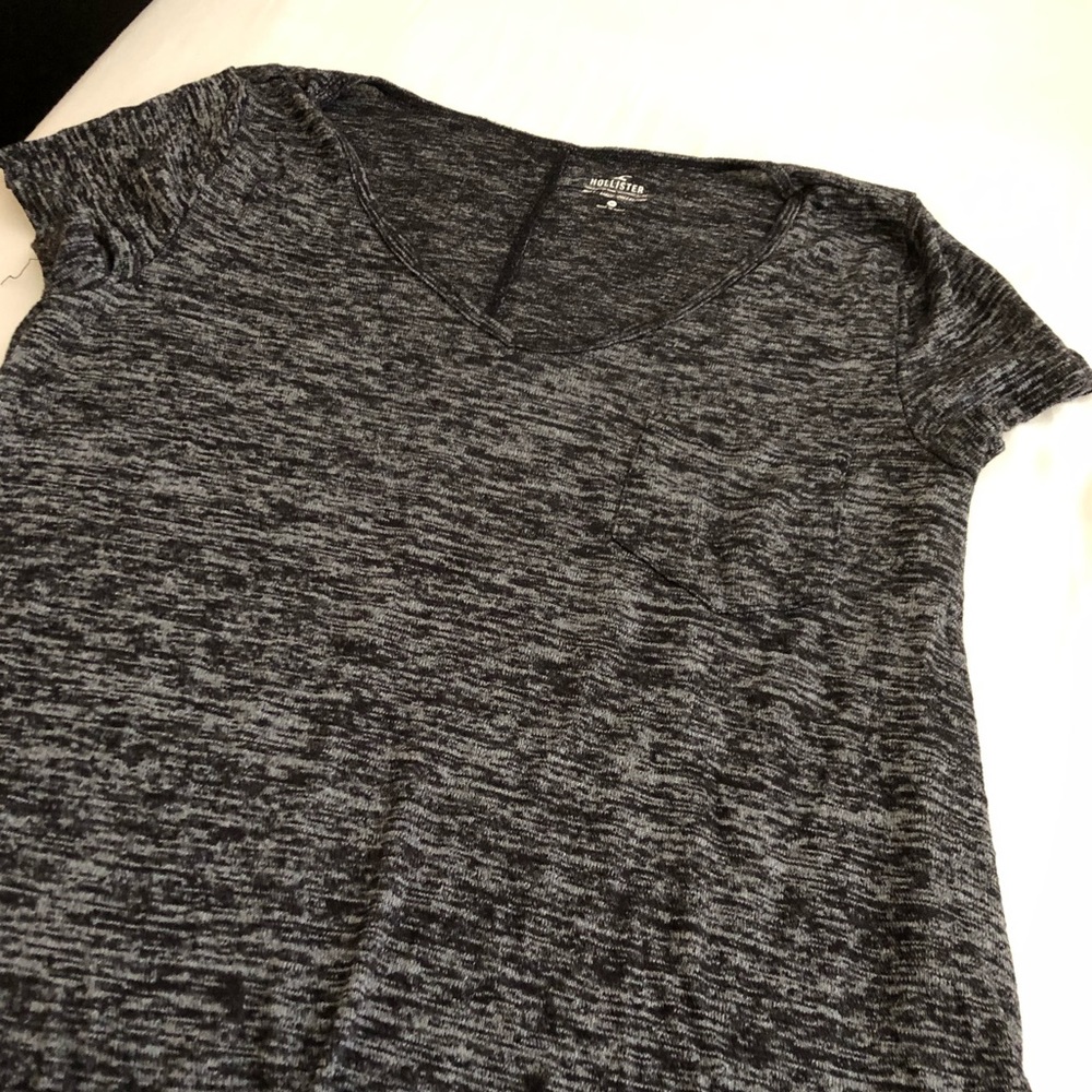 Charcoal Hollister Tee